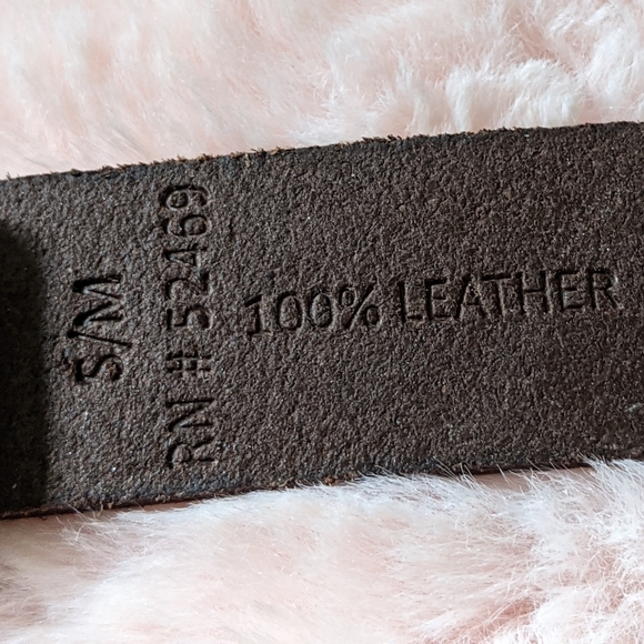 Time and Tru 100% Leather Belt S/M Brown - Picture 6 of 7